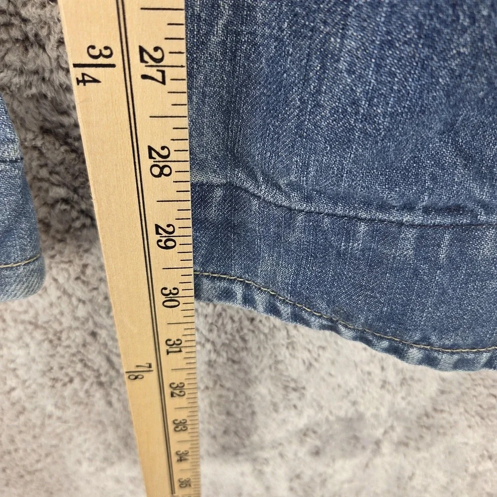 Vintage Levis Engineered Jeans Mens Blue Twisted Medium Wash Zip Fly Fits 34x30